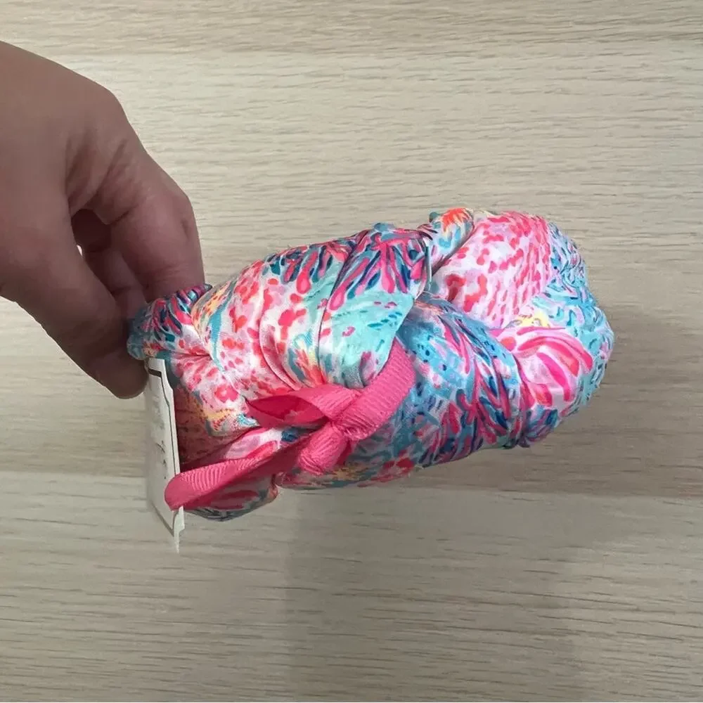 Lilly Pulitzer Wide Knotted Headband Covered in Splashdance